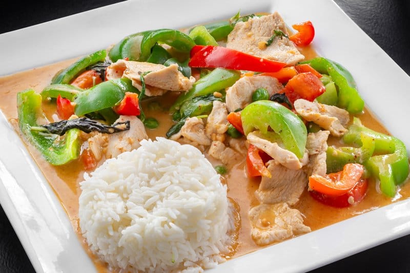 Authentic Thai spices and ingredients used at Krong Thai Restaurant